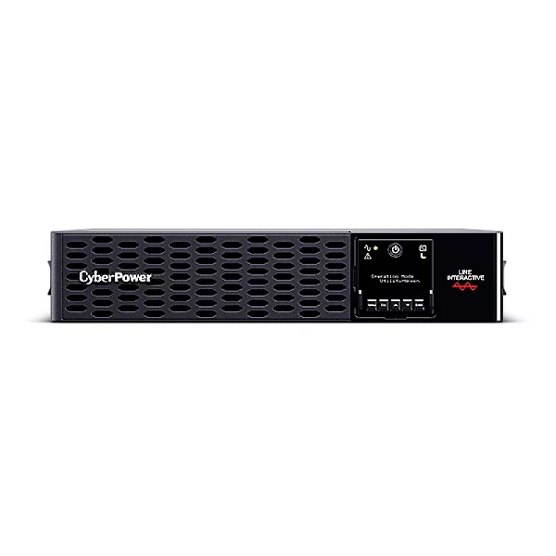 Nepertraukiamo maitinimo šaltinis CYBERPOWER PR1000ERT2U, 1 kVA (1000 W), Line-Interactive, 10x C13 lizdai, Grynas sinusas, Stovas/Spinta 2U