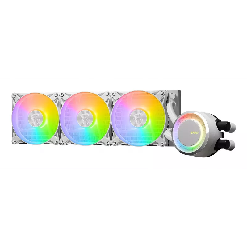 MSI MAG Coreliquid E360 White procesoriaus vandens aušinimo rinkinys 12 cm