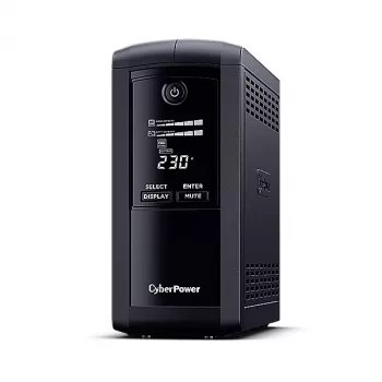 Nepertraukiamo maitinimo šaltinis CyberPower VP700EILCD, linijinis-interaktyvus, 0,7 kVA, 390 W, 6 AC lizdai