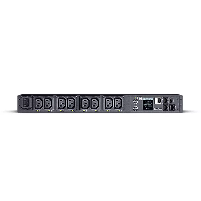 CyberPower PDU41004 maitinimo paskirstymo blokas (PDU) 8 kištukiniai lizdai 1U juoda