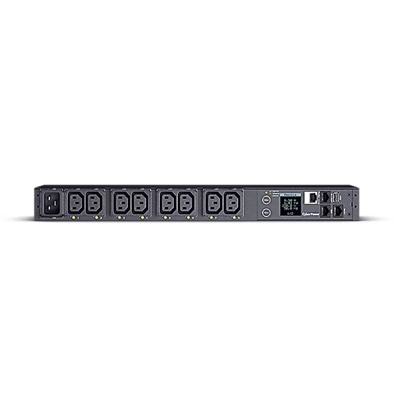 CyberPower PDU81005 – perjungiamas ir matuojamas PDU, 8 lizdai, 1U, juodas