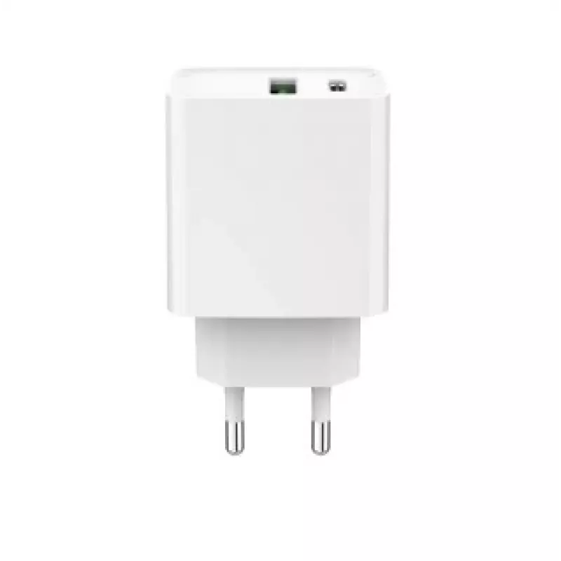 GEMBIRD USB greitasis įkroviklis – A ir C tipo 2 prievadai 20 W – Baltas