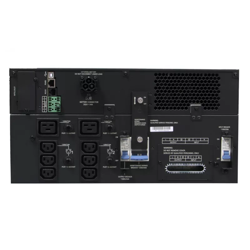 Vertiv Liebert GXT5 nepertraukiamo maitinimo šaltinis 5000VA/5000W, 230V, su stovo montavimo rinkiniu ir Intellislot RDU101 komunikacijos kortele, GXT5-5000IRT5UXLN