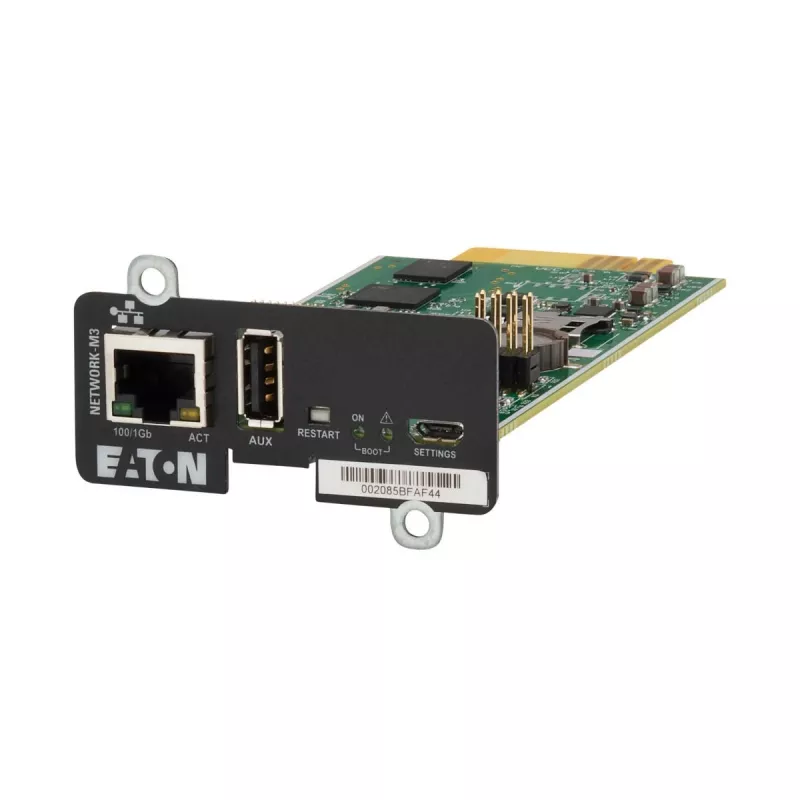EATON CORPORATION tinklo valdymo kortelė UPS sistemoms NETWORK-M3, 1,0 Gbps, Full duplex