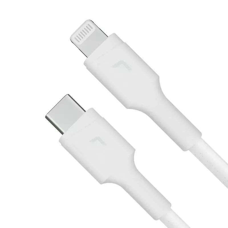 Green Cell PowerStream KABGC07W USB-C į Lightning laidas, MFi, Power Delivery, 1 m, 29 W, baltas