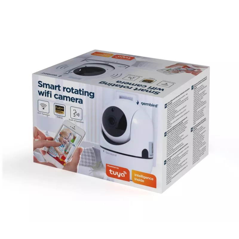 GEMBIRD besukioji Full HD Wi-Fi kamera, balta