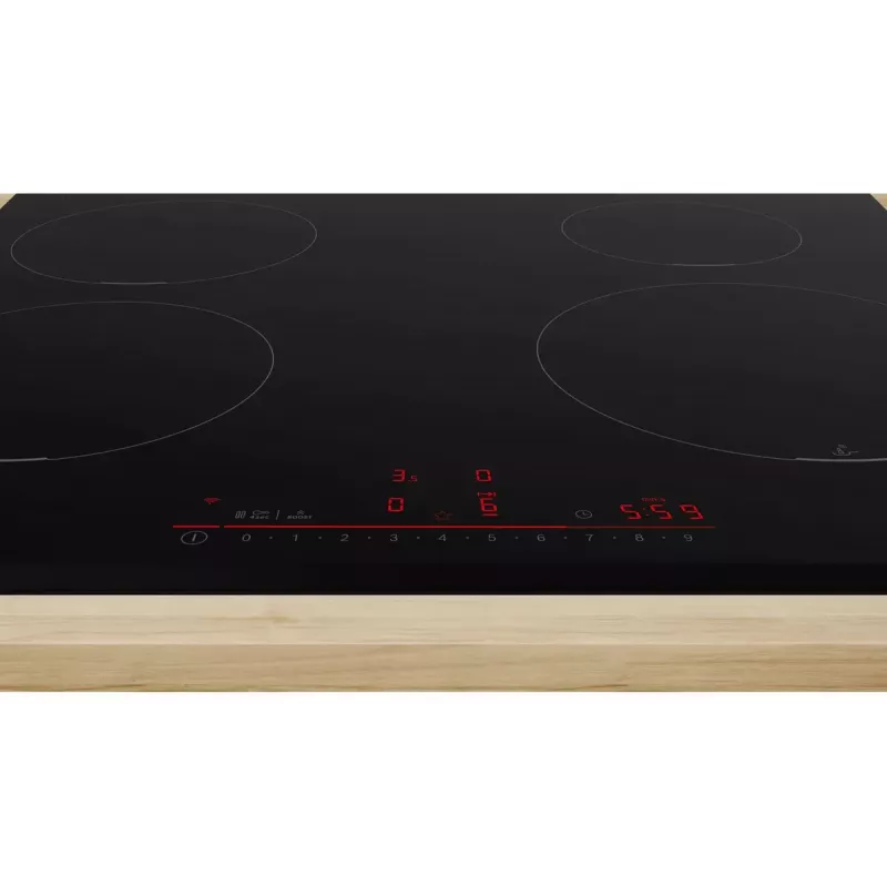 Bosch Serie 6 PIE631HB1E indukcinė kaitlentė, juoda, įmontuojama, 60 cm, 4 zonos