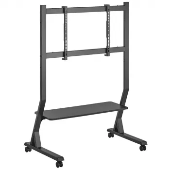 Grindinis stovas TECHLY 366983 televizoriams 45–90 colių, juodas, plieninis, aukštis 1026–1126 mm, VESA 800x400, apkrova 60 kg