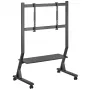 Grindinis stovas TECHLY 366983 televizoriams 45–90 colių, juodas, plieninis, aukštis 1026–1126 mm, VESA 800x400, apkrova 60 kg