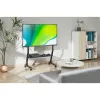 Grindinis stovas TECHLY 366983 televizoriams 45–90 colių, juodas, plieninis, aukštis 1026–1126 mm, VESA 800x400, apkrova 60 kg