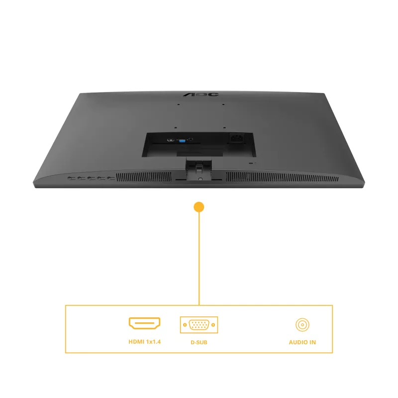 AOC 24B3HA2 monitorius 60,5 cm (23,8 colio) 1920 x 1080 pikselių Full HD LED juodas