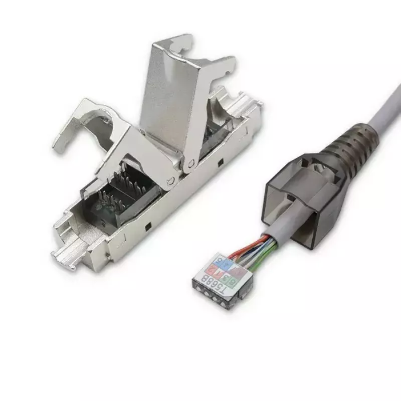 Qoltec 54540 RJ45 jungtis be įrankių CAT6 STP ekranuotiems Ethernet kabeliams