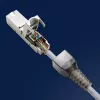 Qoltec 54540 RJ45 jungtis be įrankių CAT6 STP ekranuotiems Ethernet kabeliams