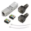 Qoltec 54540 RJ45 jungtis be įrankių CAT6 STP ekranuotiems Ethernet kabeliams