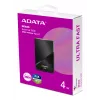 ADATA SE920 4 TB išorinis SSD, USB Type-C, USB4 Gen 3x2, juodas