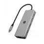 ICY BOX IB-DK4012-CPD USB 3.2 Gen 1 (3.1 Gen 1) Type-C dokavimo stotelė, antracitinė, juoda