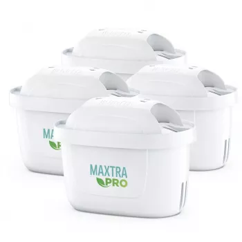Pakeičiamas vandens filtras BRITA Maxtra PRO Pure Performance kasetė, balta, 4 vnt., 150 L/mėn.