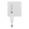 NATEC NUC-2142 belaidis mobiliojo įrenginio įkroviklis, USB-C PD 3.0 + USB-A, 5–20V iki 3A, 45 W, baltas