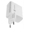 NATEC NUC-2142 belaidis mobiliojo įrenginio įkroviklis, USB-C PD 3.0 + USB-A, 5–20V iki 3A, 45 W, baltas