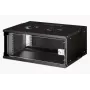 DIGITUS 19 inch 4U sieninis montavimo spintelė - SOHO PRO 240 x 540 x 400 mm juoda
