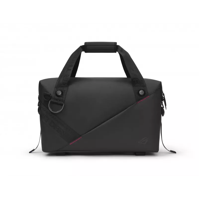 ASUS ROG SLASH Duffle Bag – vyriškas krepšys, juodas, poliesteris/PU/TPU