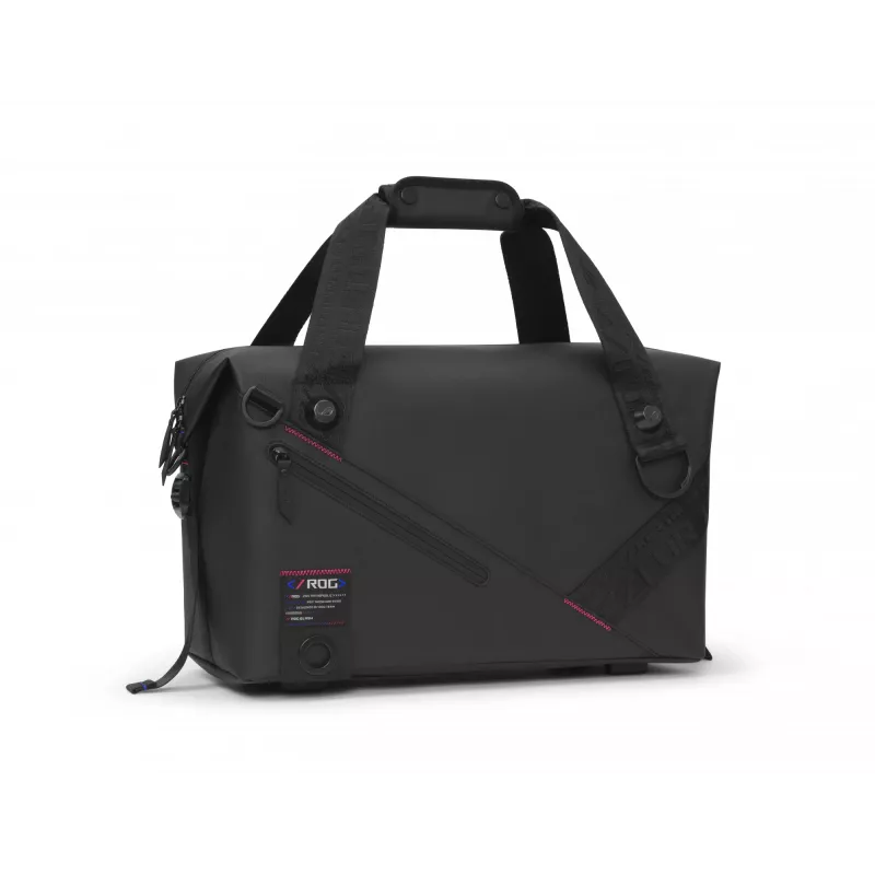 ASUS ROG SLASH Duffle Bag – vyriškas krepšys, juodas, poliesteris/PU/TPU