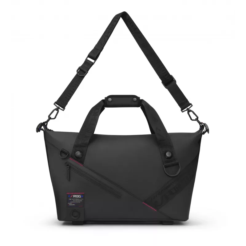 ASUS ROG SLASH Duffle Bag – vyriškas krepšys, juodas, poliesteris/PU/TPU