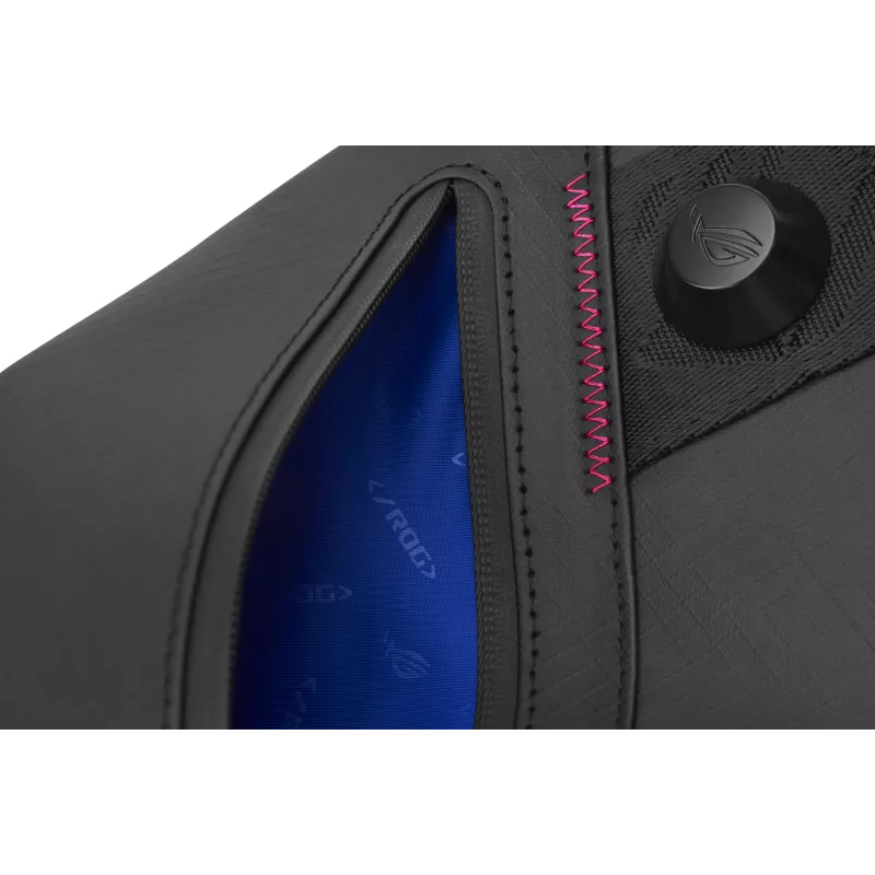 ASUS ROG SLASH Duffle Bag – vyriškas krepšys, juodas, poliesteris/PU/TPU