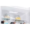 Laisvai pastatomas šaldytuvas-šaldiklis Gorenje N619EAW4 – 304 L (207 L šaldytuvas, 97 L šaldiklis), No Frost, LED ekranas, dešinės pusės vyriai, 39 dB