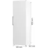 Šaldytuvas Gorenje R619EEW5 BK070B, 398 L, SN-N, 38 dB, E, Baltas