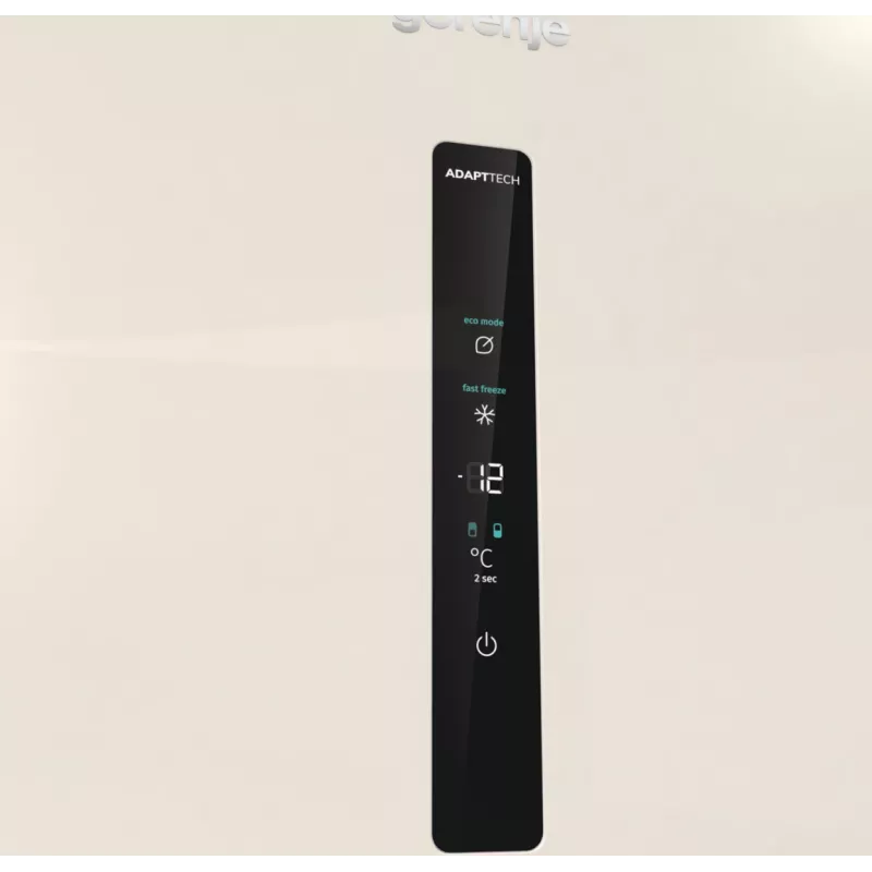 Gorenje NRK6202AC4 Laisvai pastatomas šaldytuvas 331 L Dramblio kaulo spalvos
