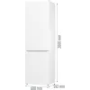 Gorenje Šaldytuvas-šaldiklis NRK6202EW4 BK070B, 331 L, No Frost, SN-N, 9 kg/24h, E, Baltas