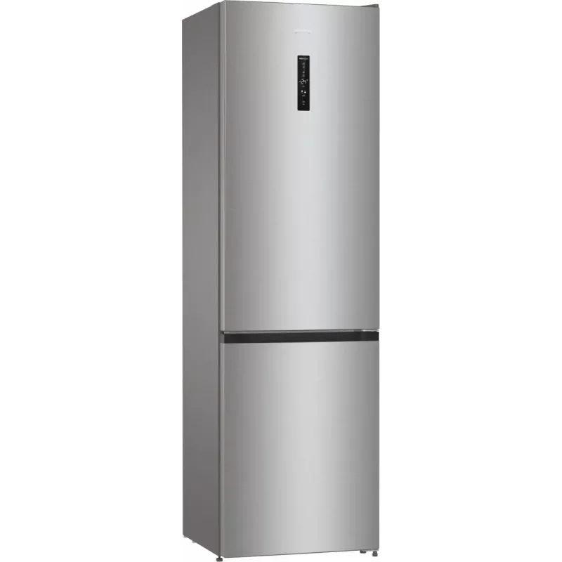 Gorenje NRK620CA2XL4 pastatomas šaldytuvas-šaldiklis, šaldiklis apačioje, 331 l (235 l + 96 l), No Frost Plus, energijos klasė C, pilkas