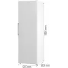 Gorenje FN619EEW5 BK070B Šaldiklis, 280 L, No Frost, E, Baltas