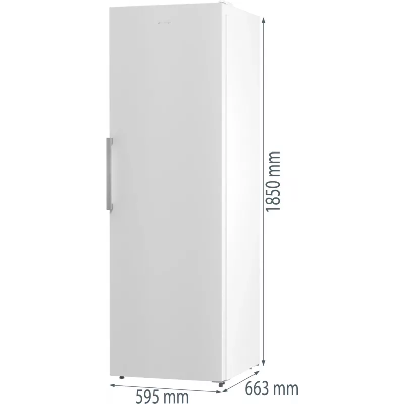 Gorenje FN619EEW5 BK070B Šaldiklis, 280 L, No Frost, E, Baltas