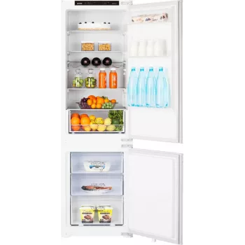 Gorenje NRKI418EP1 BE šaldytuvas-šaldiklis, 246 L, No Frost (šaldytuvas), N-ST, 3 kg/24h, E, Baltas