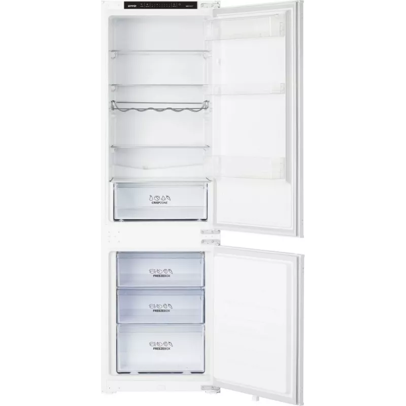 Gorenje NRKI418EP1 BE šaldytuvas-šaldiklis, 246 L, No Frost (šaldytuvas), N-ST, 3 kg/24h, E, Baltas