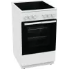 Gorenje GEC5A41WG Laisvai pastatoma viryklė Elektrinė Keraminė kaitlentė Balta