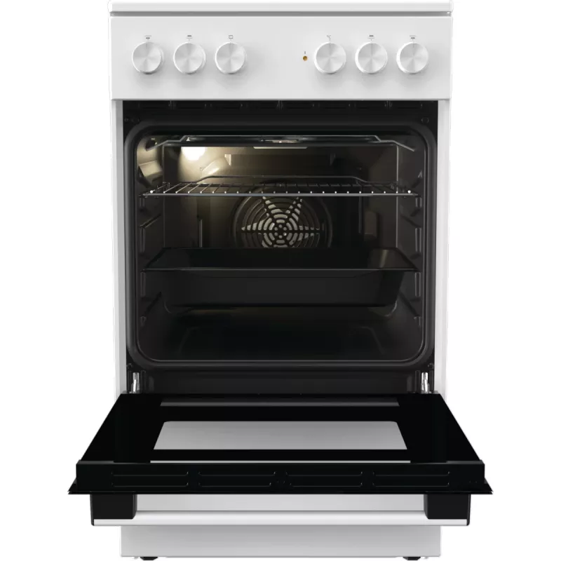 Gorenje GEC5A41WG Laisvai pastatoma viryklė Elektrinė Keraminė kaitlentė Balta