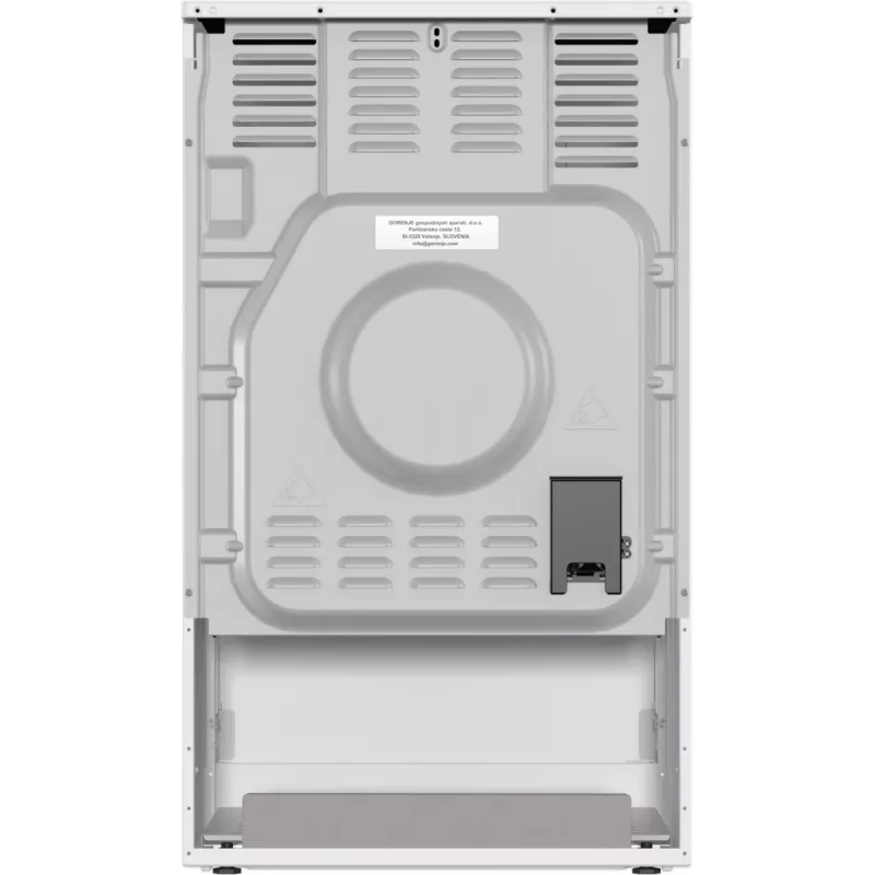 Gorenje GEC5A41WG Laisvai pastatoma viryklė Elektrinė Keraminė kaitlentė Balta