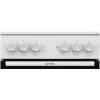 Gorenje GEC5A41WG Laisvai pastatoma viryklė Elektrinė Keraminė kaitlentė Balta