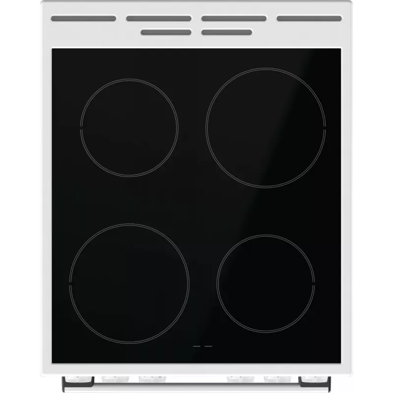 Gorenje GEC5A41WG Laisvai pastatoma viryklė Elektrinė Keraminė kaitlentė Balta