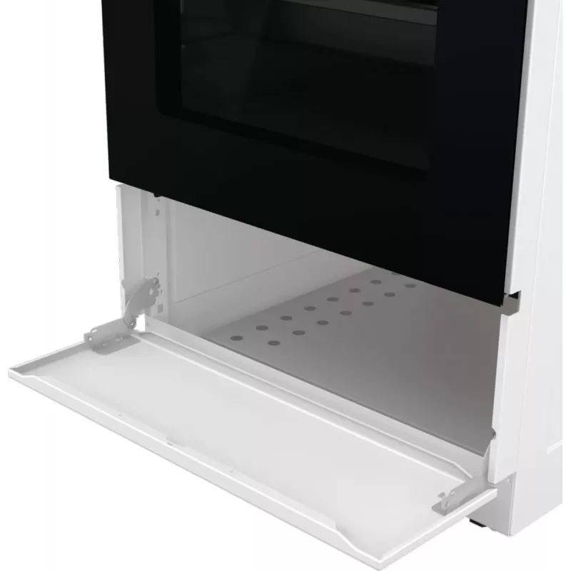 Gorenje GEC5A41WG Laisvai pastatoma viryklė Elektrinė Keraminė kaitlentė Balta