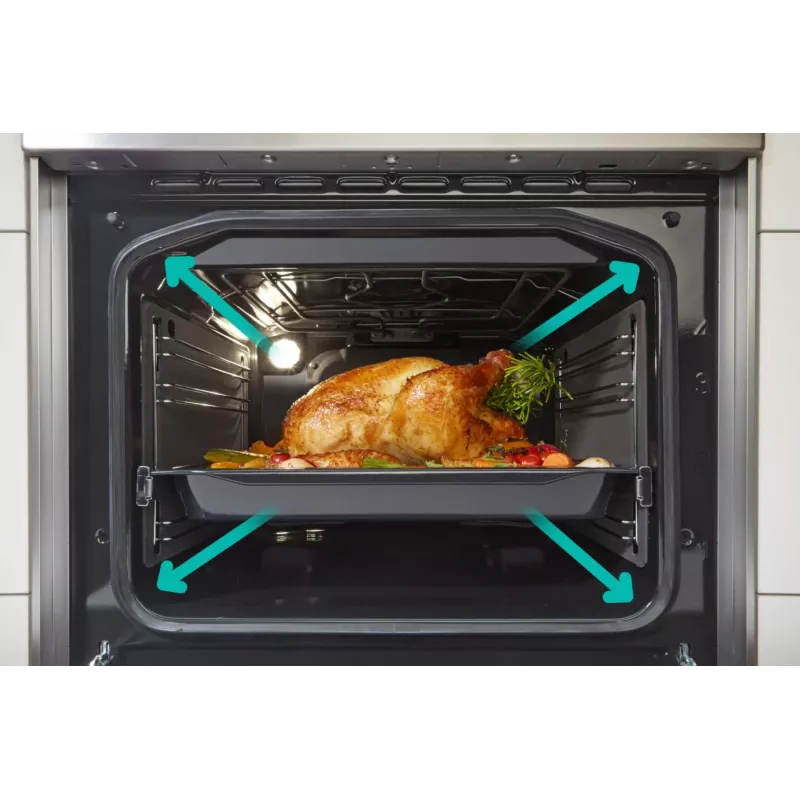Gorenje GEC5A41WG Laisvai pastatoma viryklė Elektrinė Keraminė kaitlentė Balta