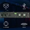 Nepertraukiamo maitinimo šaltinis (UPS) QOLTEC 52286 2 kVA (2000 W), galios koeficientas 1.0, montuojamas į stelažą