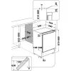 Šaldiklis Whirlpool WBUFZ011 po stalviršiu 91 L