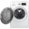 Whirlpool FFWDD 1076258 SV EE skalbyklė su džiovintuvu, laisvai pastatoma, priekinė pakrova, balta