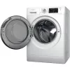 Whirlpool FFWDD 1076258 SV EE skalbyklė su džiovintuvu, laisvai pastatoma, priekinė pakrova, balta