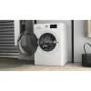 Whirlpool FFWDD 1076258 SV EE skalbyklė su džiovintuvu, laisvai pastatoma, priekinė pakrova, balta