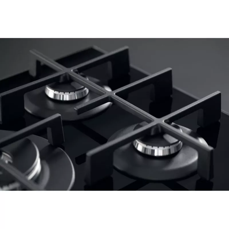 Whirlpool AKWL 728/NB juoda įmontuojama dujinė kaitlentė 75 cm 5 zonos